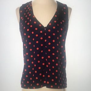 Sleeveless  Racerback Blouse